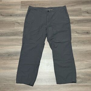 REI 42x29 Pants Gray Nylon Hiking Outdoor Athletic Side Pocket Solid Lightweight